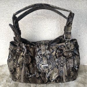 Nine West Faux Snakeskin Purse